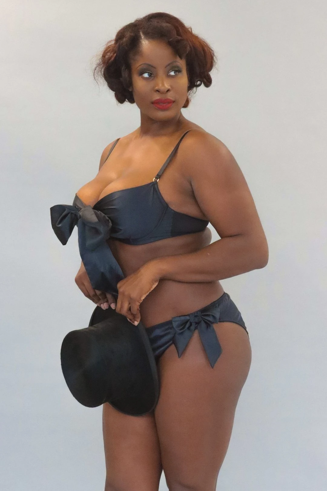 PP X KMD Yva Black Bow Front Bra 32-44 B-H 10 PP X KMD Yva Black Bow Front Bra 32-44 B-H - Image 8