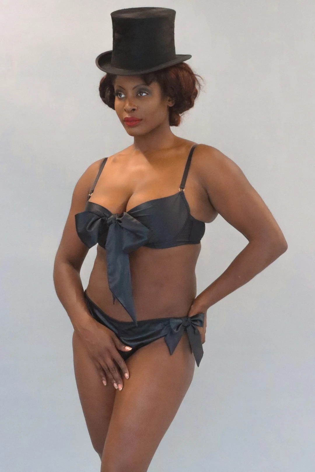 PP X KMD Yva Black Bow Front Bra 32-44 B-H 9 PP X KMD Yva Black Bow Front Bra 32-44 B-H - Image 7