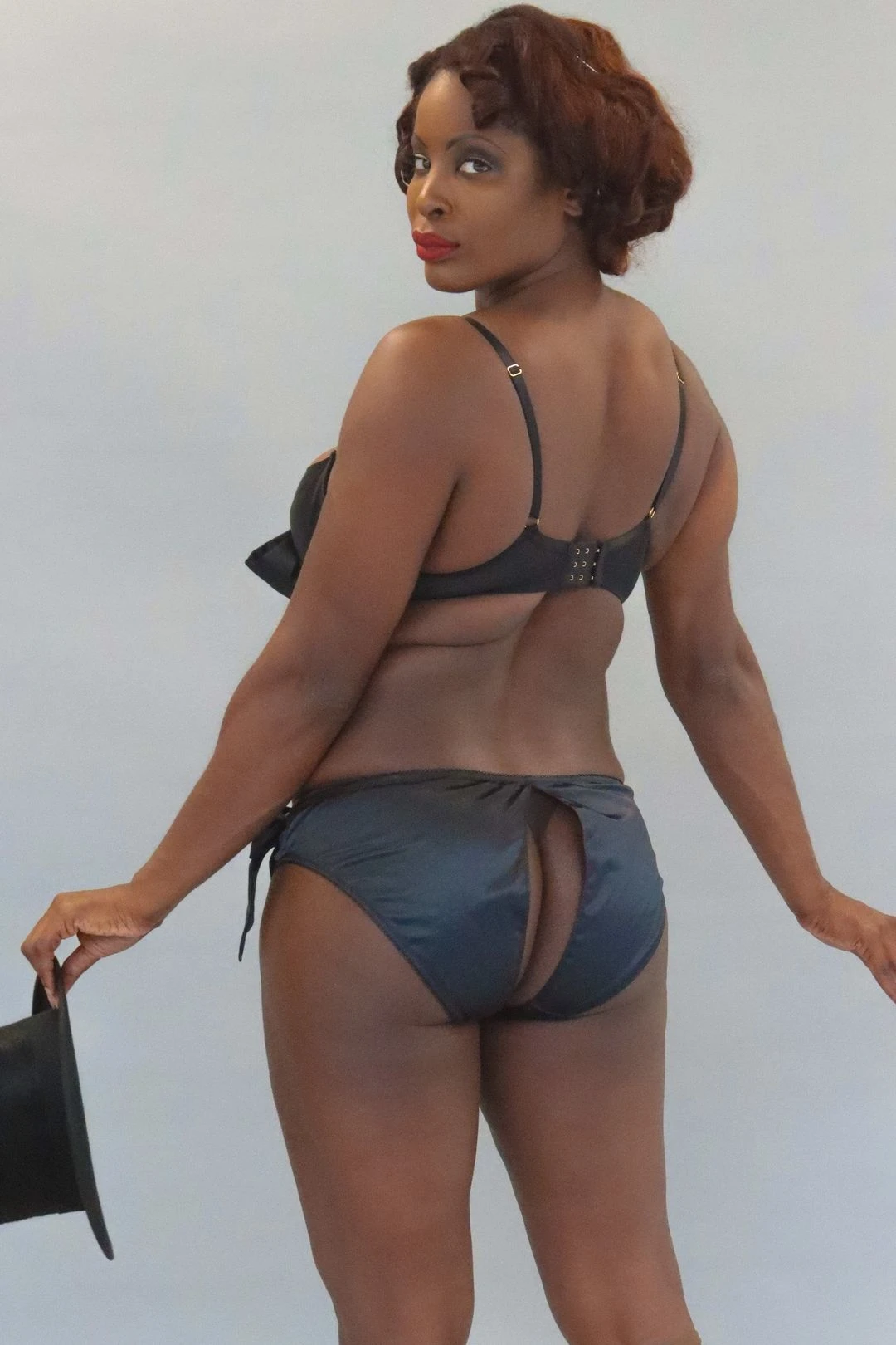 PP X KMD Yva Black Bow Front Bra 32-44 B-H 11 PP X KMD Yva Black Bow Front Bra 32-44 B-H - Image 9