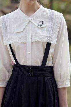 Emmie Classic Black Suspender Skirt -Layer Outfit 33136292167866 5