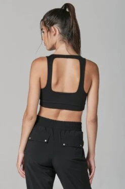 Fair & Square Black Sports Bra -Layer Outfit 33514075947160 3