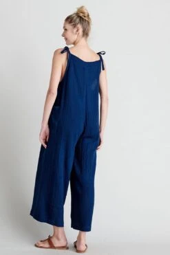 Womens Bonnie Jumpsuit - Navy -Layer Outfit 33526169239631 3