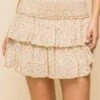 Faye Mustard Floral Mini Skirt -Layer Outfit 33529916915894 1