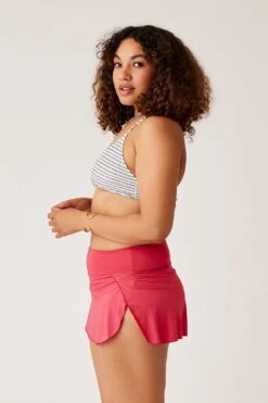 Malia Swim Skirt: Berry -Layer Outfit 34032904732843 5