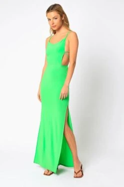 Criss Cross Open Back Maxi Dress- Free Shipping -Layer Outfit 34138286555285 1