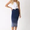 Simone Skirt - Sunbleach Indigo 2 Simone Skirt - Sunbleach Indigo -Layer Outfit 34378502963387 1
