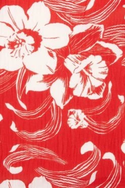 FAITHFULL THE LABEL - LULU MAXI SKIRT CAMARA FLORAL PRINT - RED -Layer Outfit 35005965074587 12