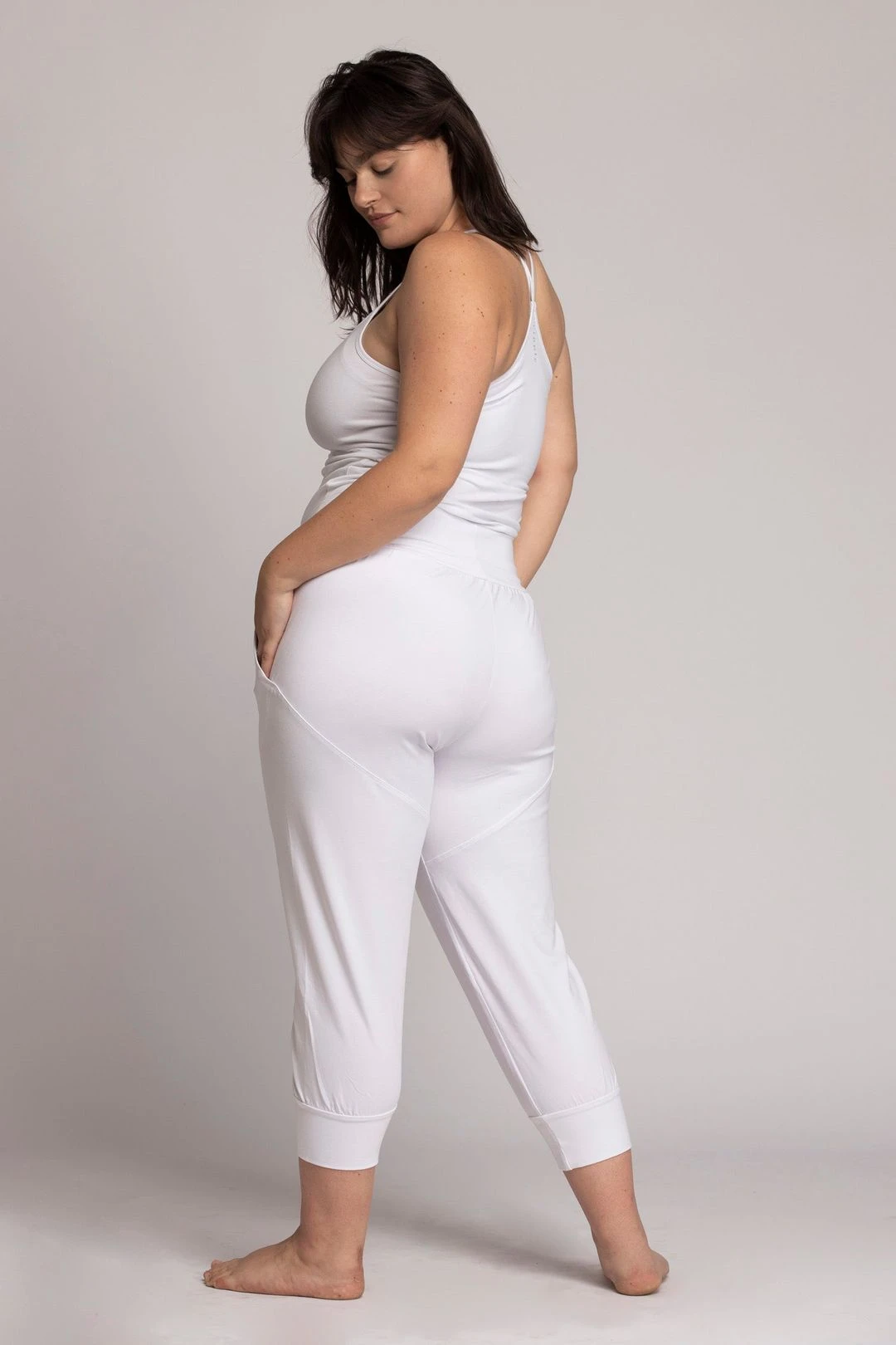 I'mPerfect Organic Cotton Pure White Yoga Jumpsuit 35%off 4 I'mPerfect Organic Cotton Pure White Yoga Jumpsuit 35%off - Image 2