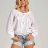 Elan- Long Sleeve Peasant Top -Layer Outfit 35076883120290 1