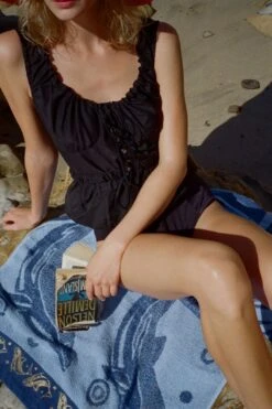 Ilaria Top Black Cotton -Layer Outfit 3514097926214 3