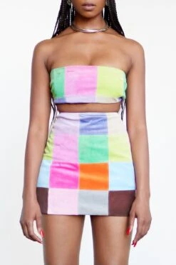 Dina Leather Custom Skirt Set |