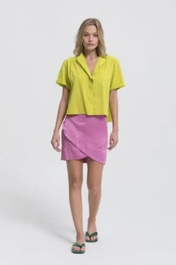 MINI WRAP SKIRT -Layer Outfit 35493074010284 3