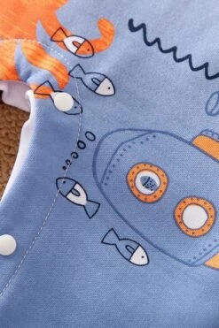 Sweet Sea Animal Printed Baby Jumpsuit -Layer Outfit 36156918956252 3