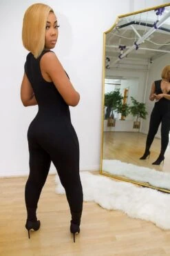 In My Feelings Jumpsuit (Black) 8 In My Feelings Jumpsuit (Black) -Layer Outfit 36176734322927 3