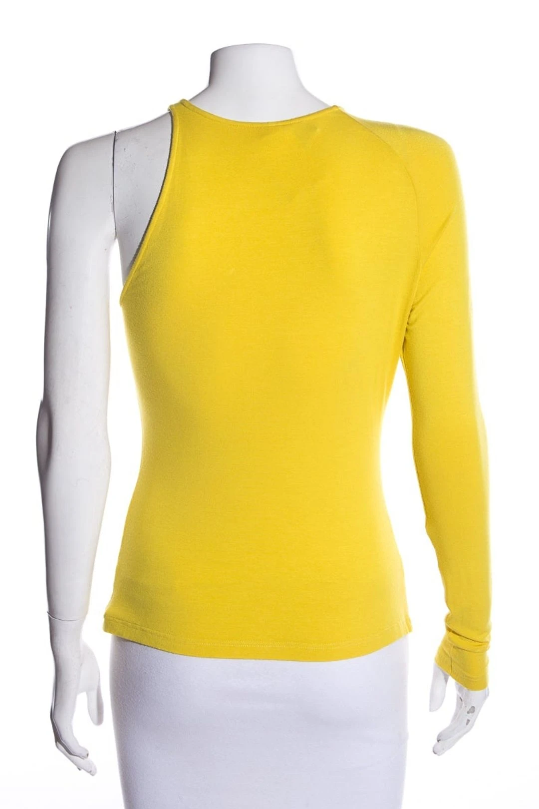 Versace Yellow Off-Shoulder Top SZ 44 4 Versace Yellow Off-Shoulder Top SZ 44 - Image 2