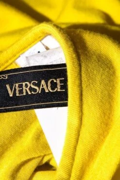 Versace Yellow Off-Shoulder Top SZ 44 11 Versace Yellow Off-Shoulder Top SZ 44 -Layer Outfit 36409323323629 6