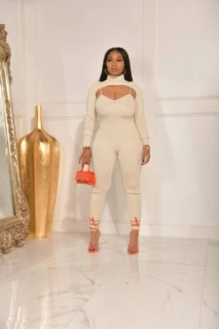 KNIT FIT JUMPSUIT SET