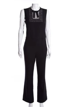 Red Valentino Black Sleeveless Jumpsuit SZ 44 NWT