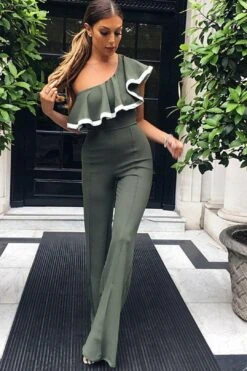 The Elegant One Shoulder Jumpsuit