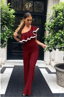 The Elegant One Shoulder Jumpsuit -Layer Outfit 3654854606883 4