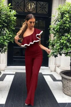 The Elegant One Shoulder Jumpsuit -Layer Outfit 3654854803491 10