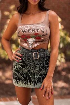 Wild West Crop Top