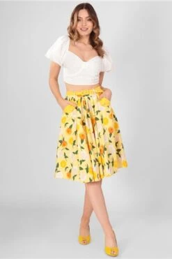 Dakota Sunny Floral Swing Skirt
