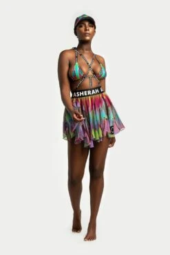 Naomi Stripe Sport Skirt -Layer Outfit 36853922332898 3