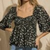 Callie Floral Top