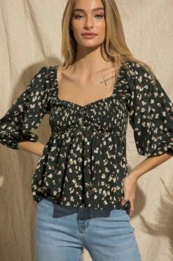 Callie Floral Top