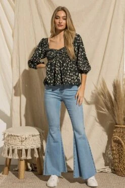 Callie Floral Top -Layer Outfit 36973267747061 8