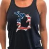 "Michigan D Flag" Women's Flowy Tank Top -Layer Outfit 3705073270863 1