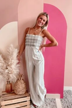 REAL CLASS STRIPPED JUMPSUIT WITH POCKETS -Layer Outfit 37107533676781 5
