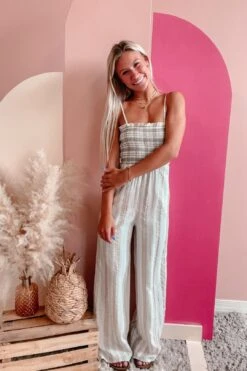 REAL CLASS STRIPPED JUMPSUIT WITH POCKETS -Layer Outfit 37107533742317 6