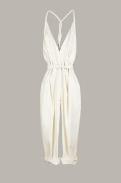 Infinite Rope Jumpsuit In Ivory Cream -Layer Outfit 37202792775938 1