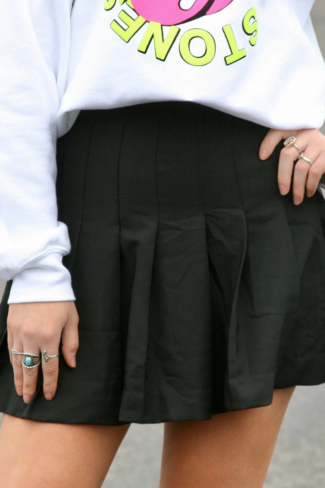 Playing Tennis Skirt In Black 4 Playing Tennis Skirt In Black - Image 2