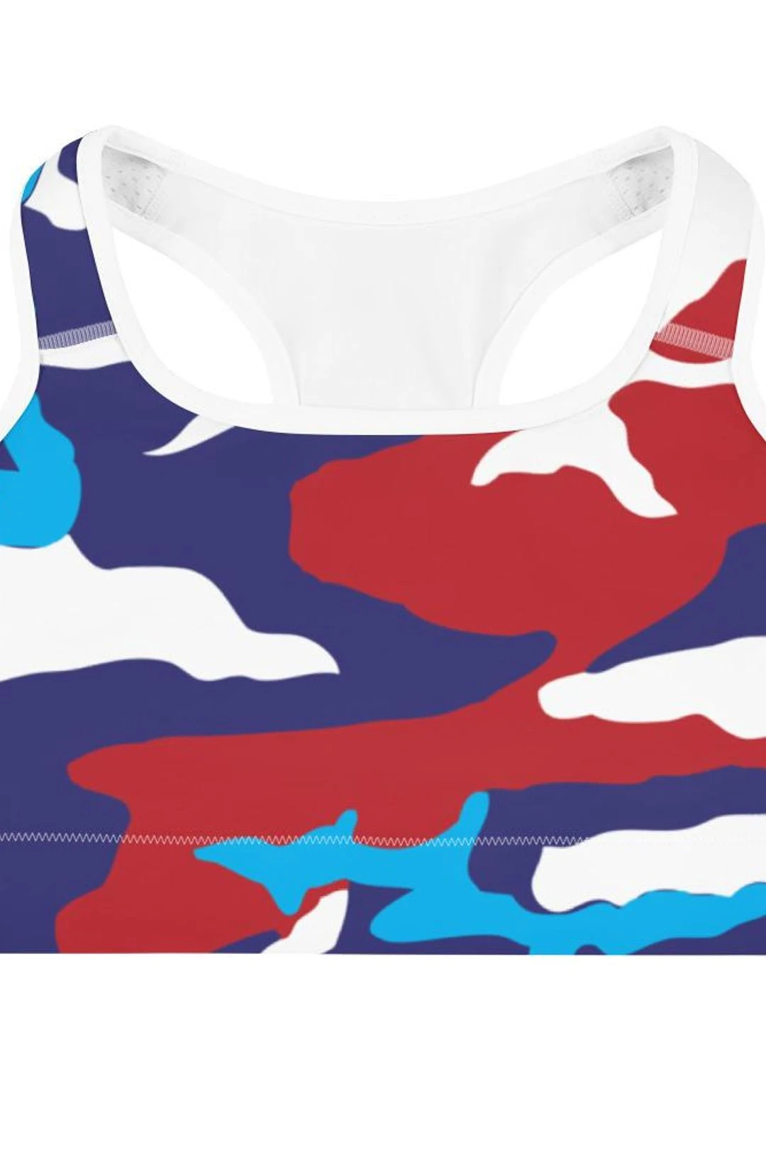 Anguilla Camouflage - Sports Bra 4 Anguilla Camouflage - Sports Bra - Image 2