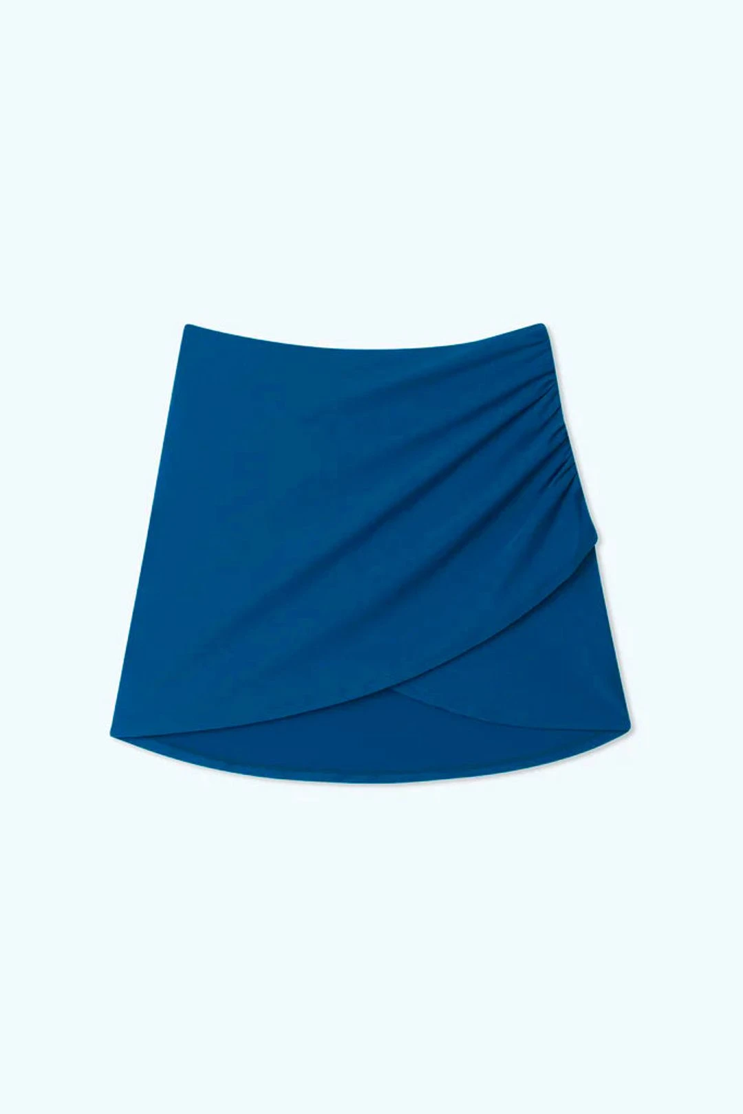 The Ruched Swim Skirt - Lapis 3 The Ruched Swim Skirt - Lapis