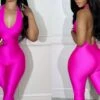 Disco Jumpsuit Fuchsia -Layer Outfit 37655666884807 1