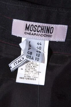 Moschino Cheap & Chic Pinstripe Skirt SZ 10 -Layer Outfit 37887147639021 5