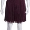 5/48 Burgundy Fringe Mini Skirt SZ 2 NWT -Layer Outfit 37892341891309 1