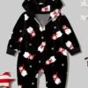 Cool Christmas Snowman Printed Baby Jumpsuit -Layer Outfit 37906276417756 1