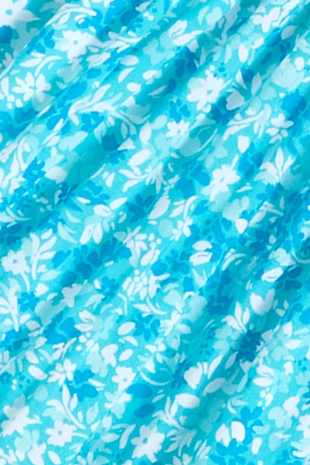 Pull On Mini Skirt In Blue Aster Floral 7 Pull On Mini Skirt In Blue Aster Floral - Image 5