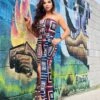 COULD I BE DREAMIN Multi Print Strapless Jumpsuit -Layer Outfit 37971567247618 1