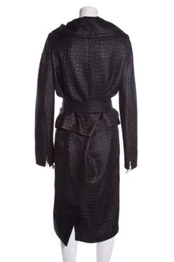 Max Mara Gunmetal 2 PC Skirt Suit SZ 40/42 10 Max Mara Gunmetal 2 PC Skirt Suit SZ 40/42 -Layer Outfit 38137943556333 3