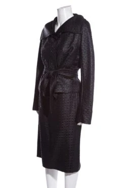 Max Mara Gunmetal 2 PC Skirt Suit SZ 40/42 11 Max Mara Gunmetal 2 PC Skirt Suit SZ 40/42 -Layer Outfit 38137943589101 4
