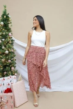 Caught By Surprise Paisley Skirt 11 Caught By Surprise Paisley Skirt -Layer Outfit 38157746536685 5