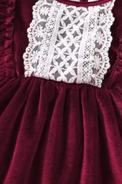 Pretty Christmas Lace Decor Printed Baby Skirts -Layer Outfit 38176203309276 6