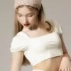 Ever After Crop Top - Ivory