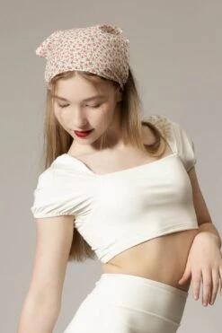 Ever After Crop Top - Ivory